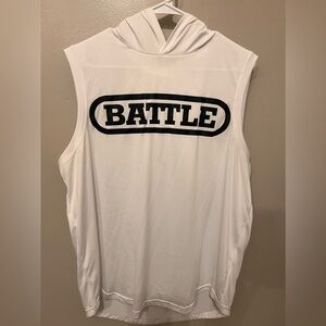 Battle sleeveless hoodie size XL